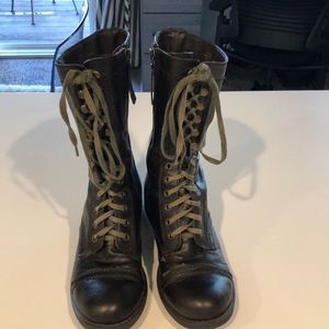 George Marciano Guess Combat Boots Size 7